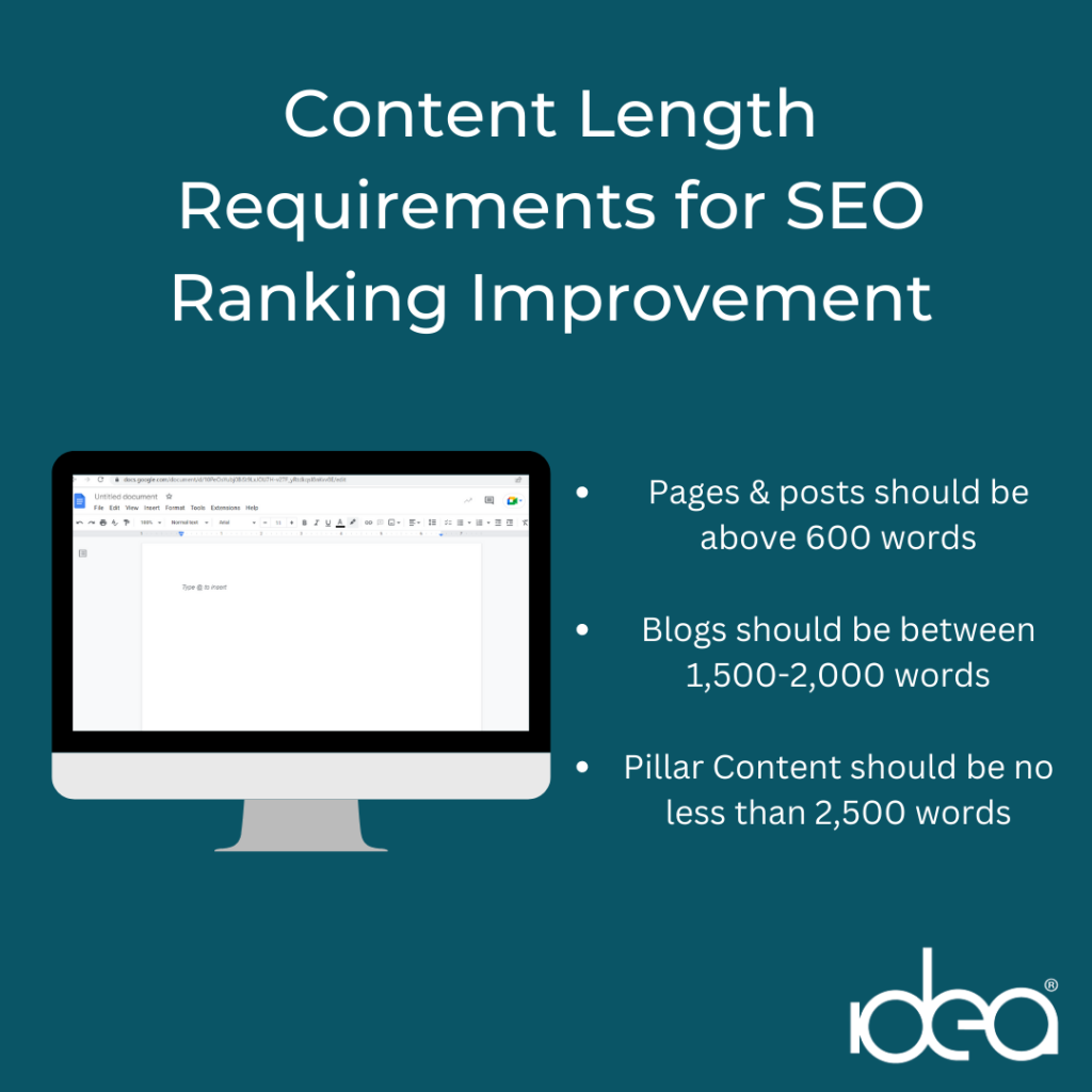 Content Length Requirements For SEO Ranking Improvement