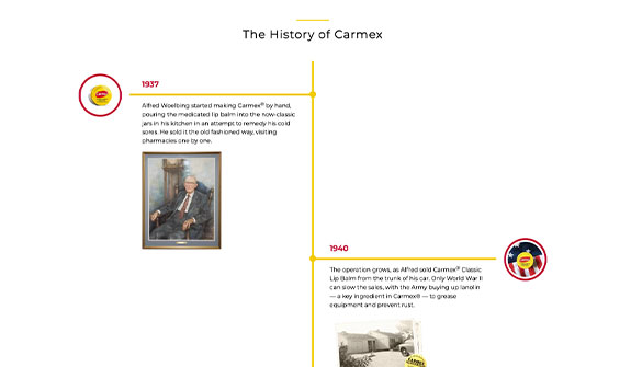 Custom Web Design for Carmex Website 04