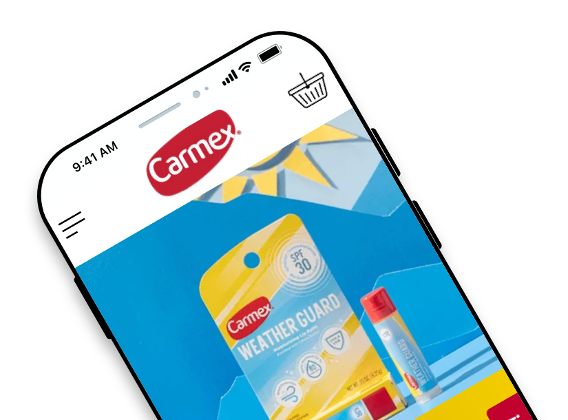 Carmex Website Design Case Study 02