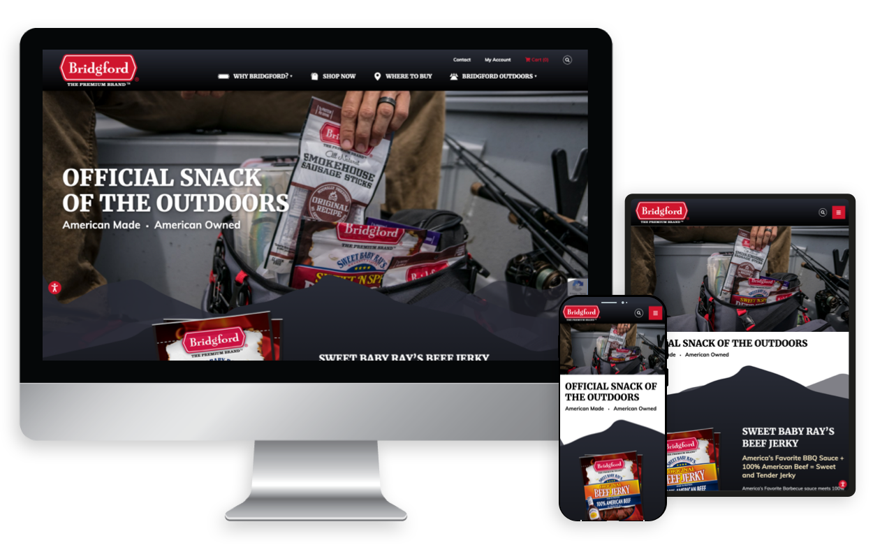 Bridgford Website Design Case Study 02