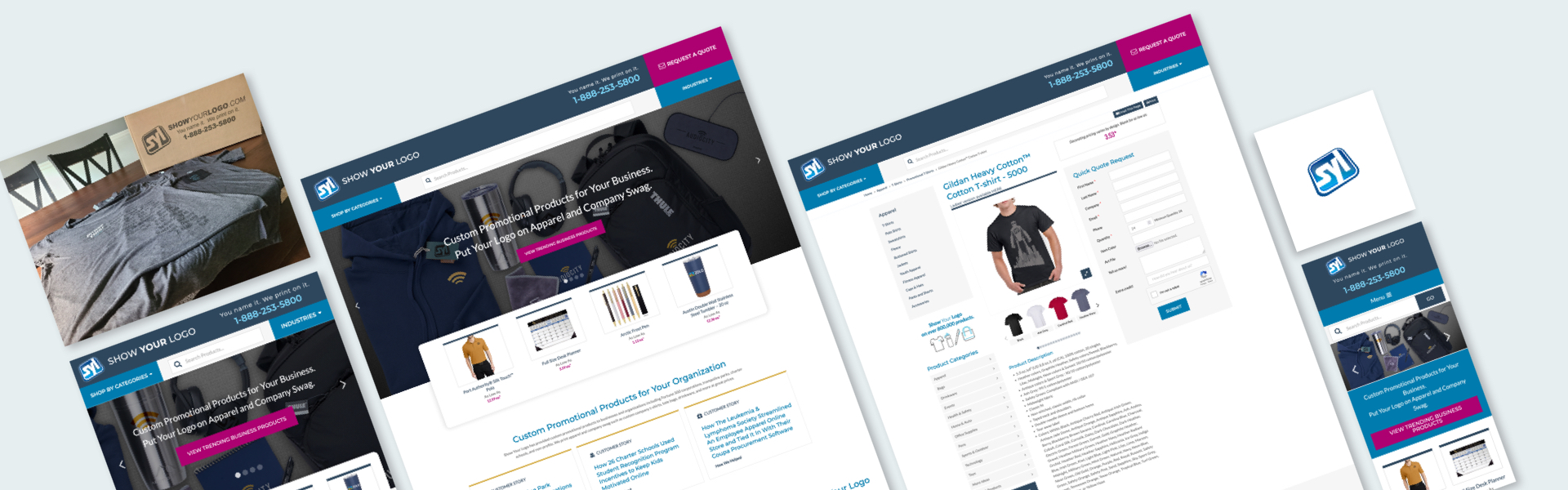 Show Your Logo Website Design Case Study 01