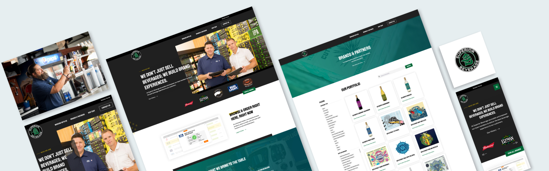 Superior Beverage Website Design Case Study 01