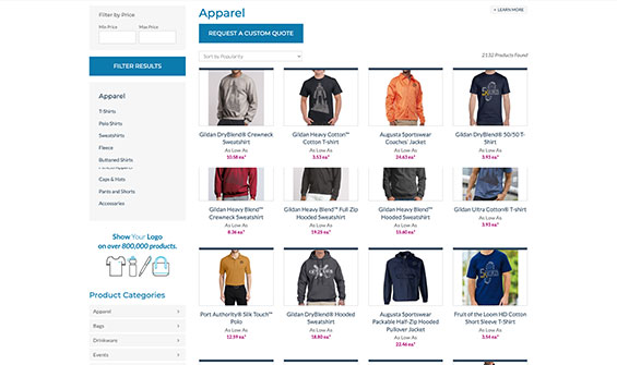 Custom Web Design for Show Your Logo Website 02