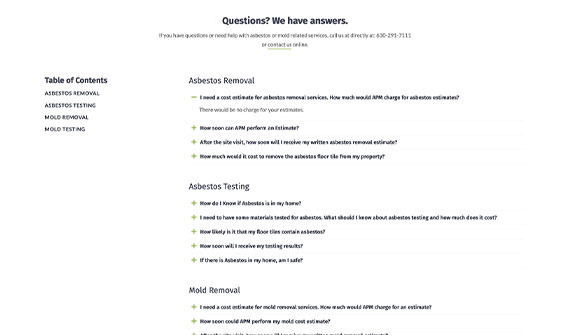 AsbestosPM Website Design4