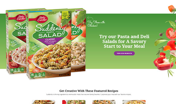 SuddenlySalad Website Design1