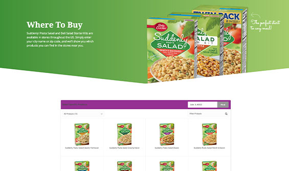 SuddenlySalad Website Design4