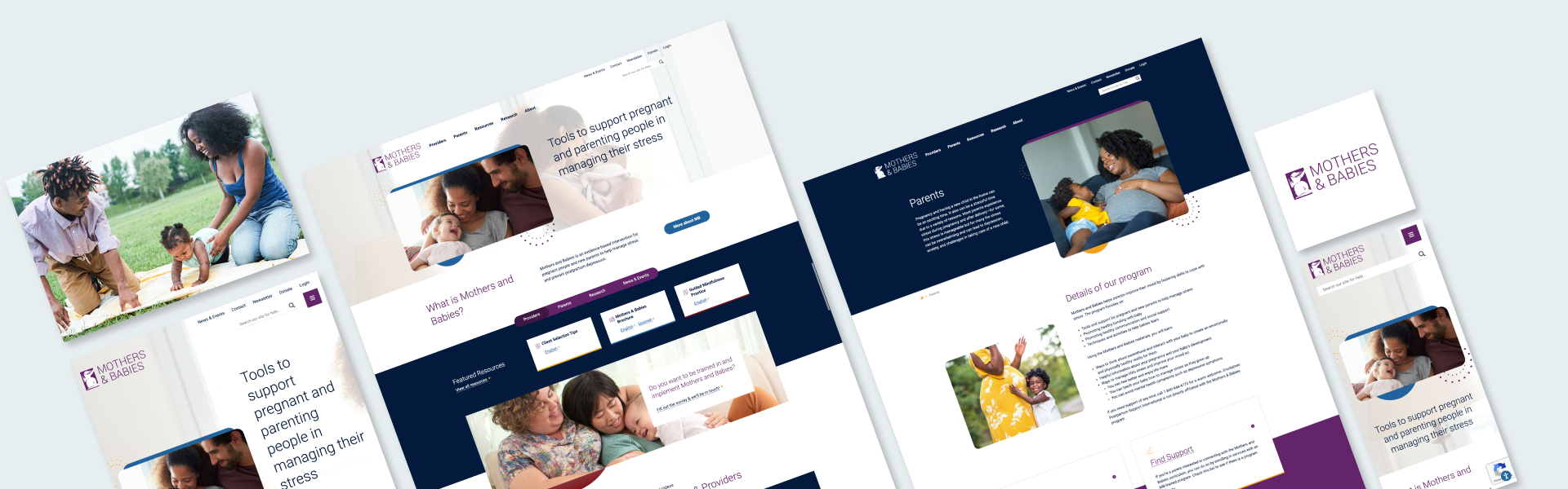 Mothers and Babies Web Design Case Study 01